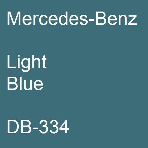 Mercedes-Benz, Light Blue, DB-334.